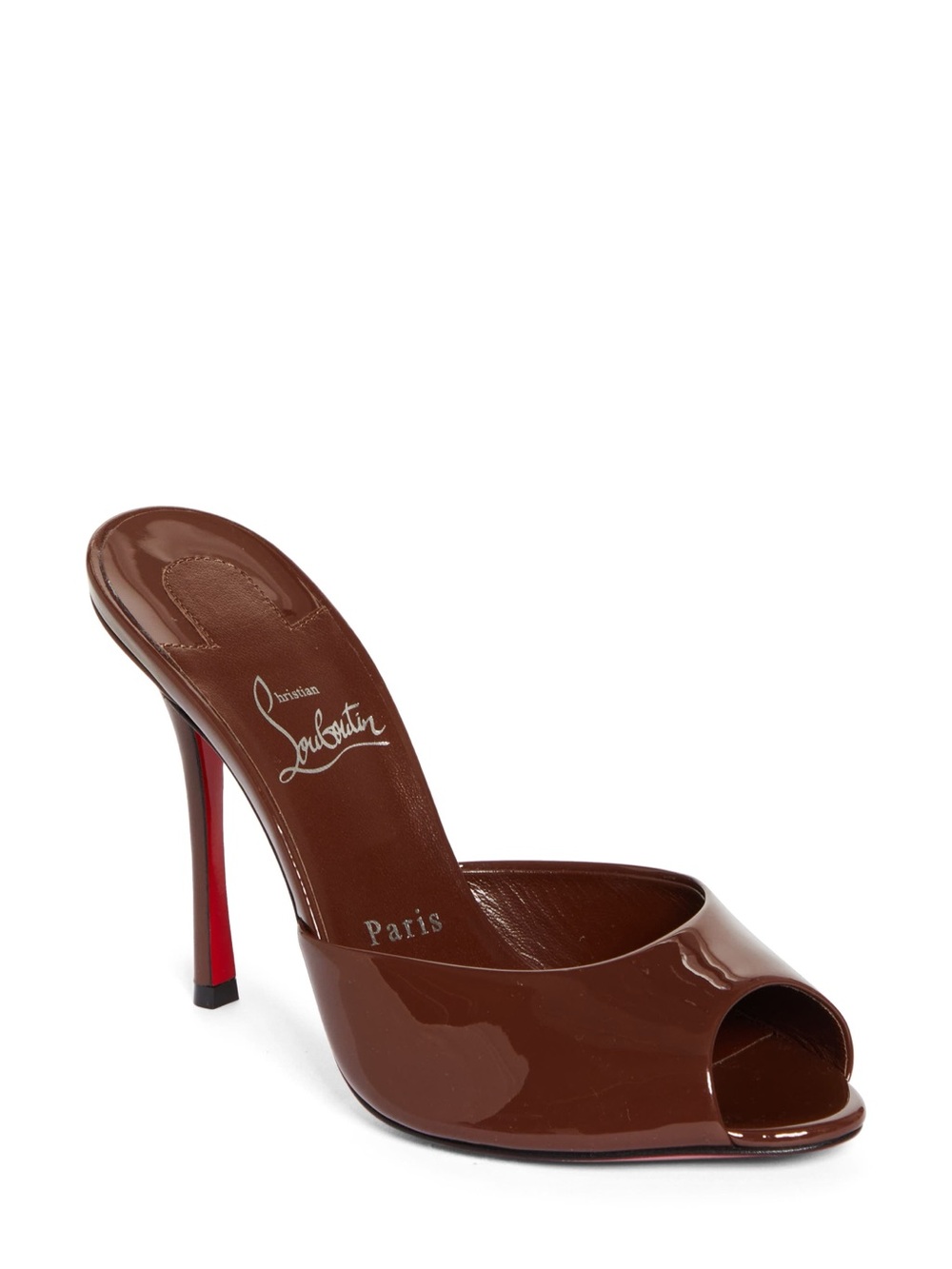 Christian Louboutin Me Dolly 100 mm Mules Patent calf leather $945 37